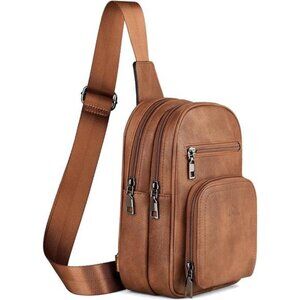 Sling Bags for Women Crossbody Bags, Designer PU Leather Sling Purse